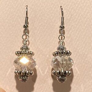 Swarovski Crystal Dangle Earrings (clear)